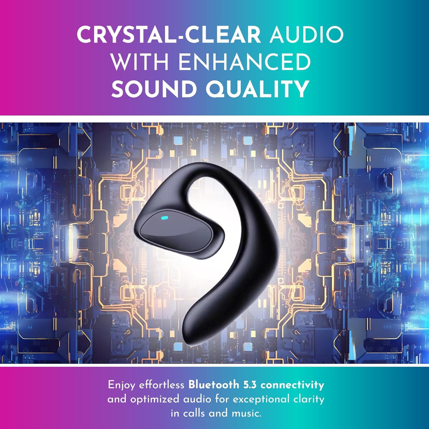 2026 Translation Earbuds Real Time - All Language Translator Headphone Translating Earpiece Device - Wireless Bluetooth Ear Bud Offline Live Translate Earphone Interpreter Open Earpod (Black)