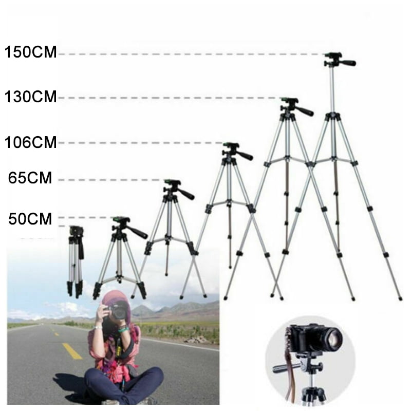 Professional Camera Tripod Stand, Adjustable Cell Phone Tripod Stand