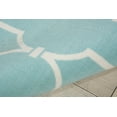 thumbnail image 6 of Nourison Home & Garden Indoor/Outdoor Aqua 4'4" x 6'3" Area Rug, (4x6), 6 of 7