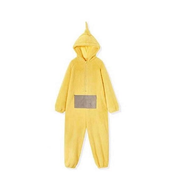 Home 4 Colors Teletubbies Cosplay For Adult Funny Tinky Winky Anime Dipsy Laa-laa Po Soft Long Sleeves Piece Pajamas Costume zhangyuxiang LED