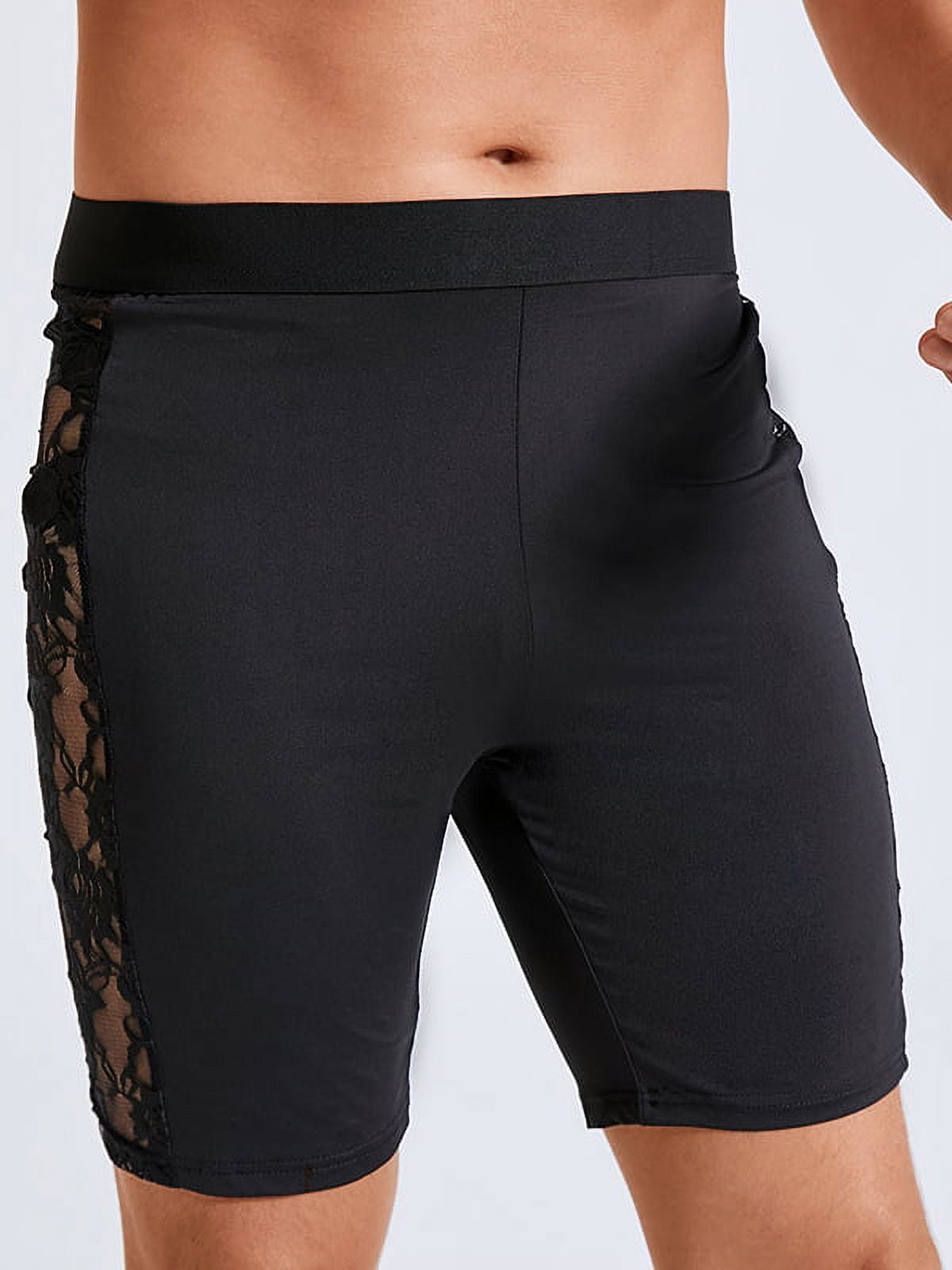 INCERUN Men s Sexy Side Hollow Stitching Lace Tight Stretch Slim