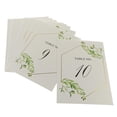 thumbnail image 1 of 10pcs Tarjetas De Tarjetas úmeros úmero Ornamento Para Compromiso Y Gloria Tarjeta de lugar de mesa de papel, 1 of 9
