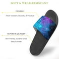 thumbnail image 3 of GZHJMY Stylish Slides for Women Men, Blue Starry Sky Soft Flexible Slip-on Sandals Slippers, 3 of 7