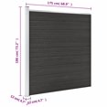 thumbnail image 4 of vidaXL Garden Fence WPC 175x186 cm Grey, 4 of 5