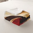 thumbnail image 3 of Erosebridal Retro Striped Fleece Blanket, Minimalism Sherpa Throw, Geometric Decor, 3 of 6