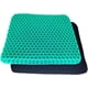 thumbnail image 1 of Cojín ortopédico para coxis, cojín de gel, ergonómico para oficina, coche y silla de ruedas (verde), 1 of 5