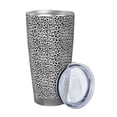 thumbnail image 2 of Cauagu Black Leopard Pattern 20oz Tumbler,Stainless Steel Vacuum Insulated Tumbler with Lid Insulated Coffee Mug Thermal Cup with Splash Proof Sliding Lid-Straw Two-piece Set, 2 of 8