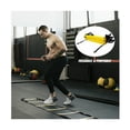 thumbnail image 3 of Apuakthei - Kit de entrenamiento de agilidad de velocidad Escalera de agilidad Escalera de fútbol con 12 peldaños con 12 conos y 4 estacas Equipo de entrenamiento de fútbol Kit de entrenamiento de, 3 of 5