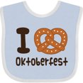 thumbnail image 3 of Inktastic I Love Oktoberfest Boys or Girls Baby Bib, 3 of 4