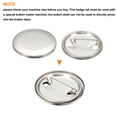 thumbnail image 4 of Unique Bargains 1.25inch Blank Button Making Supplies,50Pcs Badge Parts for Button Maker Machine, 4 of 5