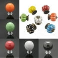 thumbnail image 2 of 1Pc Pull Knob, Vintage Ceramic Door Knob Cabinet Drawer Wardrobe Cupboard Kitchen Pull Handle, Shape Optional - Pumpkin, Ball, 2 of 8