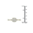 thumbnail image 4 of 1/2 Carat T.W. Diamond Criss-Cross Shank Cluster Halo 10kt Yellow Gold Engagement Ring, 4 of 5