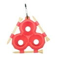 thumbnail image 1 of Bolsa de golf y soporte para el bucle de cinturón para hombres Regalo para mujeres para papá, con Spring Snap Hook Golf Ball Carry Bag Silicone Manga Rojo, 1 of 8