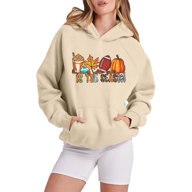 Chandail à Capuche Imprimé Halloween pour Femmes Manches Longues Chandail Décontracté Confortable Chaud Mode Automne
