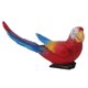 thumbnail image 2 of Parrot Sculpture Ornament Waterproof Lifelike Synthetic Resin Decorative Bird Statue for Garden Courtyard Balcony Red Macaw On The Left, 2 of 8