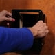 thumbnail image 4 of Puerta para Gatos, Puerta para Gatos Impermeable con Cerradura Giratoria de 4 Vías para Gatos, Perros Pequeños, Fácil de Instalar y Usar, Versión XL Mejorada, Negra, 4 of 5