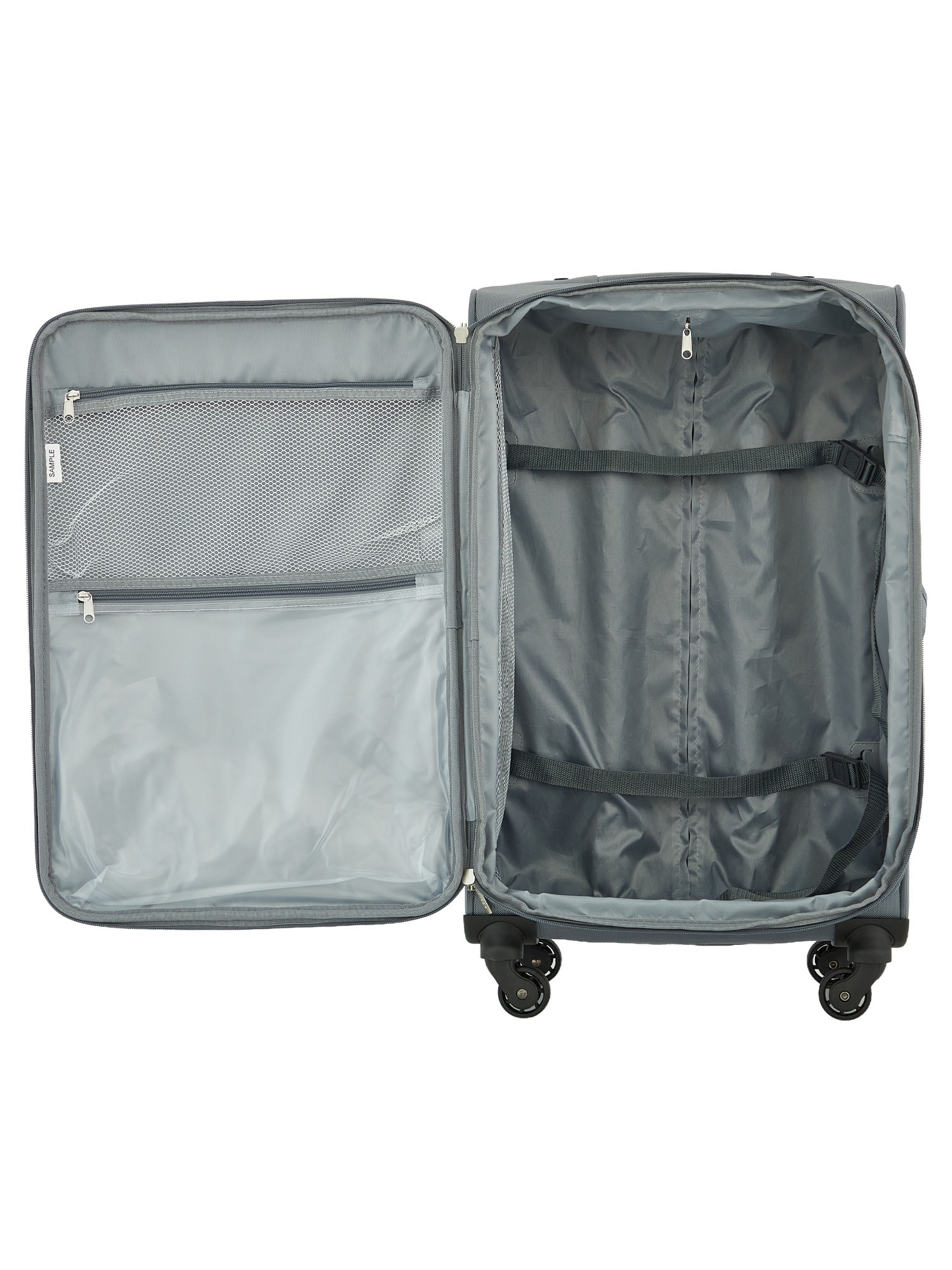 Protege Arendale 24" Softside Expandable Rolling Spinner Luggage, Gray