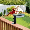 thumbnail image 6 of Happon 3Pcs Plastic Bird Feeders Bowls,Wild Birds Seed Feeder Waterer Round Birdbath Accessories Feeding Station Tray for Goldfinch,Oriole,Hummingbird, 6 of 6