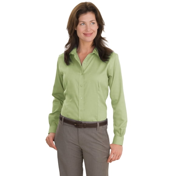 Red House® - Camisa sin planchado Nailhead para mujer. RH47 Apio M casa Roja RH47