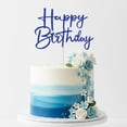 thumbnail image 4 of Decoración para tartas Sleyberoy con purpurina para cumpleaños, color azul oscuro, 4 of 9