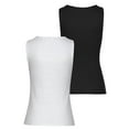 thumbnail image 5 of LASCANA Women's 2 Pk Basic Tank Tops, 5 of 5