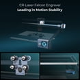 thumbnail image 4 of Laser Falcon Grabadora Láser 10W, Máquina Cortadora de Grabado para Madera, Diseño de Interruptor de Límite, 400x415mm,Creality CR Qukaim Creality CR-Laser Falcon 10W, 4 of 6
