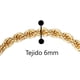 thumbnail image 4 of Pulsera Torzal 6mm ancha para caballero 22cm Chapa de Oro 18K Horoz WH607, 4 of 4