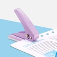 thumbnail image 6 of TACYKIBD Single Hole Puncher Handheld 1/4 Inches Hole Punch, 20 Sheet Paper Punch Capacity Metal Hole Puncher with Skid-Resistant Base for Paper, Chipboard, Art Project, Purple, 6 of 14