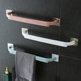 thumbnail image 1 of Fiudx Zapatero de Baño, Diseño de Montaje En Pared, Fácil Instalación Adhesiva, Ahorra Espacio, Elegante Color Blanco, Azul y Rosa, Versátil para Baño E Inodoro, Tamaño 49 X 3,5 X 3,5 Cm., 1 of 7