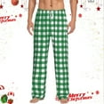 thumbnail image 2 of Christmas Pajama Pants for Mens Buffalo Plaid Pajama Pants Men Unisex Funny Cute Print Lounge Pj Bottoms, 2 of 4