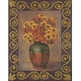 thumbnail image 2 of Misa, Eva 15x18 Gold Ornate Wood Framed with Double Matting Museum Art Print Titled - Anemones, 2 of 4