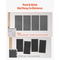 thumbnail image 3 of VEVOR 4 PCS Acoustic Panels, 2 inch Thick 23.6 x 11.8 inch Fiberglass Sound Absorbing Panels, Self-adhesive Soundproof Wall Boards, for Studios, Office, Home Theater,Meeting Room, Gray, 3 of 9