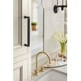 thumbnail image 2 of Amerock Balon 6-5/16 inch (160mm) Center-to-Center Matte Black Cabinet Pull, 2 of 6