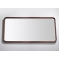 thumbnail image 2 of Bathroom Mirror Vela 55" Dark Walnut Modern Style, 2 of 4