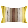thumbnail image 2 of Yellow Brown Queen Size Pillow Cover, Pillowcase Protectors with Zipper, Breathable Decorative Throw Pillow Case Cover, Farmhouse Wood Grain Vintage Striped Pillow Shams for Couch Sofa 20x30Inch, 2 of 8