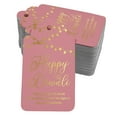 thumbnail image 1 of Inkdotpot Pack Of 100 Real Gold Foil Paper Tags Happy Diwali Favor Hang Tags, 1 of 6