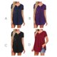 thumbnail image 5 of Guardurnaity Blusa de manga corta con cuello en V y botones decorativos para mujer Prendas para la parte del cuerpo negro SG, 5 of 6