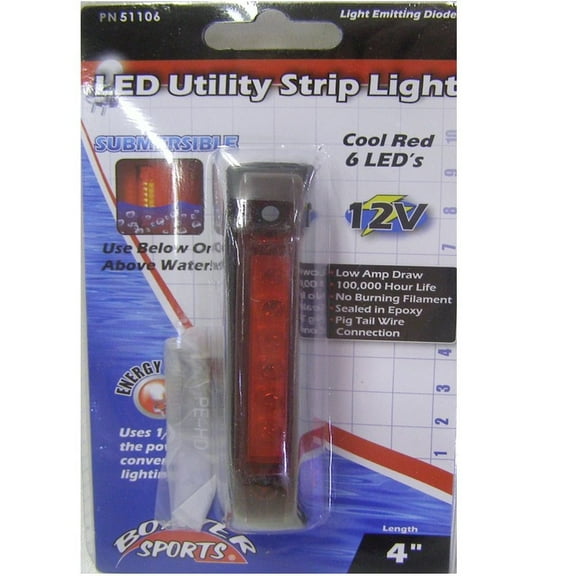 Boater Sports Boat Trailer Clearance Light | LED 4 Inch Red