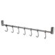 thumbnail image 2 of 3X Estante de Riel de Cocina Utensilio Montado En Pared Estante para Colgar de Suspensión de Acero Inoxidable para Herramientas Cocina Toalla Olla 7 Deslizantes, 2 of 9
