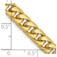 thumbnail image 5 of 14K Yellow Gold 6.25mm Solid Miami Cuban Chain (26 X 6.25) Made In South Africa dcu200-26, 5 of 5