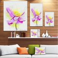 thumbnail image 3 of Beautiful Purple Flower with Yellow - Flowers Canvas Wall Artwork, 3 of 4