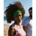 thumbnail image 6 of Suddora Adult Solid Color Sweatband Headband, Green, 6 of 7