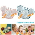 thumbnail image 1 of Silicone Suction Plate for Toddlers Self Feeding Plate Divided Dish and Bowl for Baby Kids Fun Crab Shape Food Feeding Bowl Non-slip and Microwave Dishwasher Safe for Most Highchairs Tray, 1 of 9