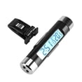 thumbnail image 1 of Thermomètre LCD à pince pour camion et voiture, rétroéclairage numérique, horloge, moniteur, rétroéclairage blanc, 1 of 4