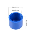 thumbnail image 2 of 25mm Pipe Cap Fitting, Slip End Caps DWV(Drain Waste Vent) Blue 14Pcs, 2 of 3