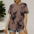 thumbnail image 5 of MAFYTYTPR Women's Tie Dye Print Round Neck 1/2 Sleeve Casual T-Shirts Spring Summer Tops for Everyday Wear S-XXL, 5 of 9