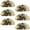 Multicolored, variant on PhooArto 6 Pcs Cup Drawer Pulls, Red Skull Head Cherry Shell Shape Handles Cabinet Knobs for Dresser Cupboard Closet Wardrobe with Screws