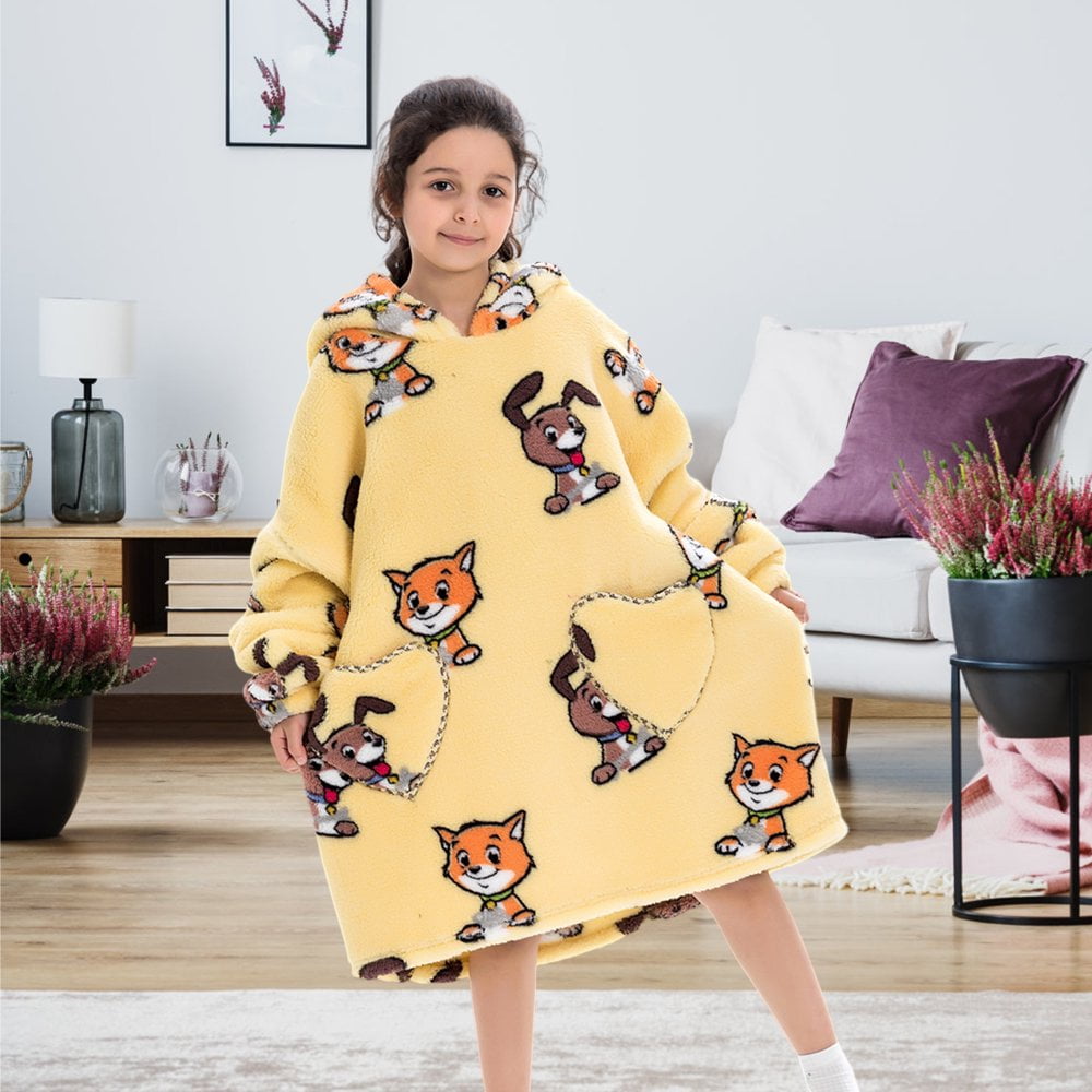 Blanket Hoodie Ultra Soft Oversized Blanket Sweatshirts with Hood