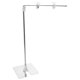 thumbnail image 1 of Stainless Steel Adjustable Poster Stand for Banner Display 1 Set Store Counter Advertisement Display Rack, 1 of 5