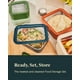 thumbnail image 5 of Juego de recipientes de almacenamiento de alimentos de vidrio de alcaravea, 14 piezas con tapas, 5 of 7